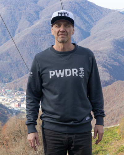 Свитшот PWDR  унисекс (дымчатый)