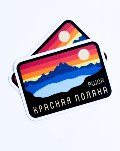 Наклейка Красная Поляна 2025